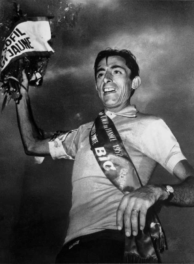 Fausto Coppi, Tour de France 1952 Fausto Coppi al Tour de France del 1952. © De Agostini Picture Library.