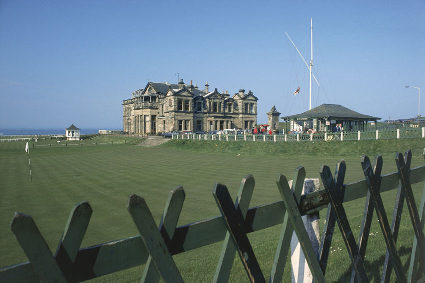 Golf Club a St. Andrews Golf Club a St. Andrews, Scozia, Regno Unito.
© De Agostini Picture Library. 
