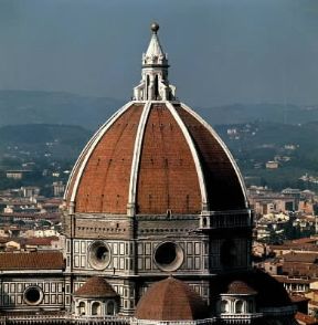 Filippo Brunelleschi. La cupola di S. Maria del Fiore a Firenze.De Agostini Picture Library