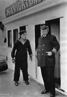 Buster Keaton in una immagine di scena (a sinistra, nella foto).De Agostini Picture Library