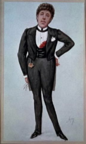 Oscar Wilde. Lo scrittore in una caricatura di Ape apparsa su Vanity Fair nel 1884 (Londra, National Portrait Gallery).De Agostini Picture Library