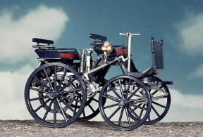 Automobile. Daimler primo modello.De Agostini Picture Library / C. Bevilacqua