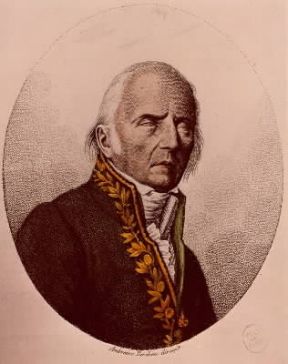 Jean-Baptiste-Pierre-Antoine de Monet de Lamarck in un ritratto di A. Tardieu (Parigi, MusÃ©e Carnavalet).De Agostini Picture Library