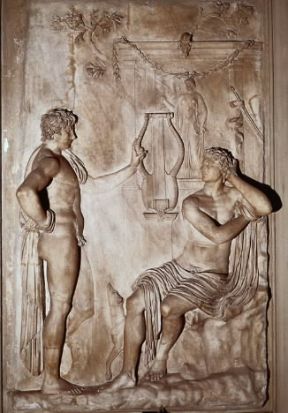 Anfione e Zeto in un bassorilievo romano (Roma, Palazzo Spada).De Agostini Picture Library