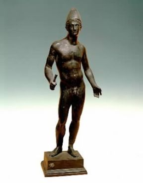 Coribanti. Statuetta romana raffigurante un coribante (Napoli, Museo Archeologico Nazionale).Napoli, Museo Archeologico Nazionale