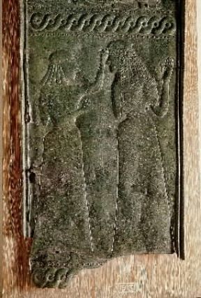 Clitennestra raffigurata in un lamina bronzea proveniente dall'heraion di Argo (Atene, Museo Nazionale).De Agostini Picture Library
