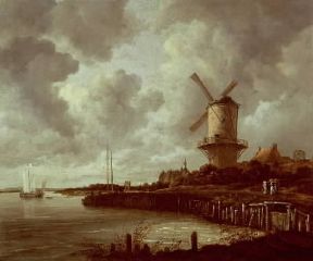 Jacob van Ruysdael . Il mulino di Wijk presso Duurstede (Amsterdam, Rijksmuseum).De Agostini Picture Library / G. Dagli Orti