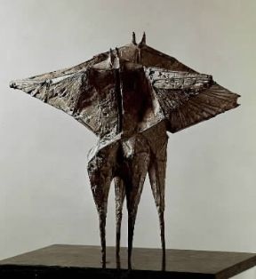 Lynn Chadwick. Figure alate (Venezia, Museo d'Arte Moderna-Ca' Pesaro).Venezia, Museo d'Arte Moderna-Ca' Pesaro