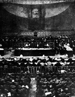 Partito Comunista Italiano. Il Congresso Socialista di Livorno (1921).De Agostini Picture Library