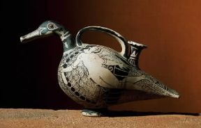Ceramica. Bucchero etrusco del sec. VII a.C. (Ferrara, Museo Nazionale).De Agostini Picture Library/C. Bevilacqua