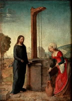 Juan de Flandes. Cristo e la Samaritana (Parigi, Louvre).Parigi, Louvre
