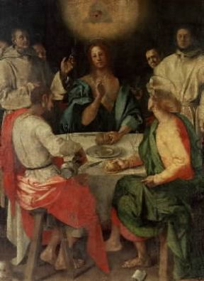 Iacopo Carrucci, detto il Pontormo. Cena in Emmaus (Firenze, Uffizi).Firenze, Uffizi