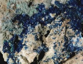 Linarite. Un campione del minerale.De Agostini Picture Library/A. Rizzi