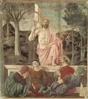 Piero della Francesca. Resurrezione di Cristo (Sansepolcro, Pinacoteca).De Agostini Picture Library