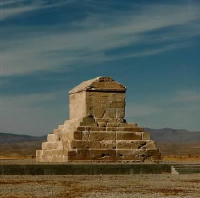 Ciro II, detto il Grande. La tomba del re achemenide a Pasargadae.De Agostini Picture Library/N. Cirani