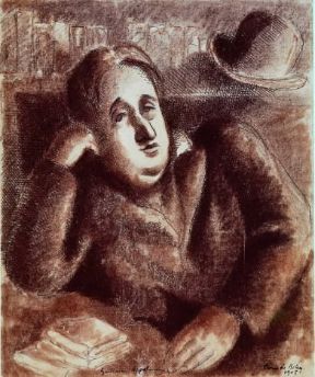 Guillaume Apollinaire. Ritratto del poeta (Parigi, BibliothÃ¨que Nationale).De Agostini Picture Library/J.E. Bulloz