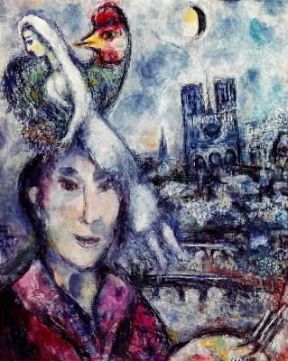 Marc Chagall. Autoritratto.De Agostini Picture Library/G. Nimatallah