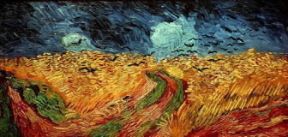 Vincent Van Gogh. Campo di grano con volo di corvi (Amsterdam, Rijksmuseum Vincent Van Gogh).Amsterdam, Rijksmuseum Vincent Van Gogh
