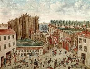Bastiglia. La presa della Bastiglia, 14 luglio 1789 (Parigi, MusÃ©e Carnavalet).De Agostini Picture Library / G. Nimatallah