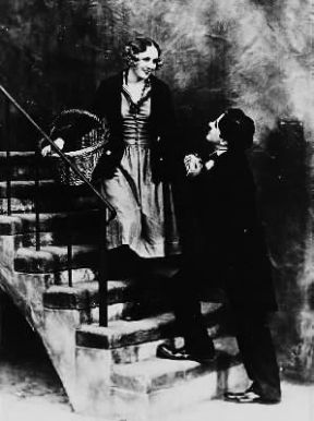 Charles Spencer Chaplin in un fotogramma del film Luci della cittÃ  (1931).De Agostini Picture Library