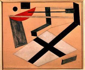 Costruttivismo. Studio per Proun 30 T, di El Lissitzky (1920; Parigi, MusÃ©e d'Art Moderne de la Ville).De Agostini Picture Library / G. Dagli Orti
