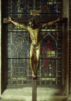 Donatello . Crocifisso in legno (1410-15; Firenze, Chiesa di S. Croce).De Agostini Picture Library/G. Nimatallah