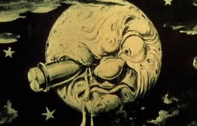 Fantascienza. Una scena tratta da Voyage dans la Lune (1902) di G. MÃ©liÃ¨s.De Agostini Picture Library