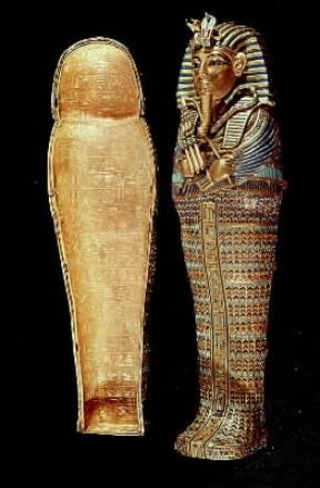 Funerario. Canopo di Tutankhamon (Il Cairo, Museo Egizio).De Agostini Picture Library/G. Dagli Orti