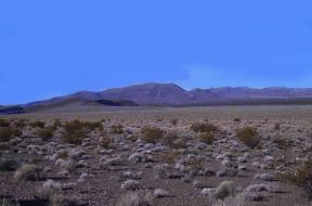 Nevada. Veduta della regione desertica meridionale al confine della California.De Agostini Picture Library / Titus