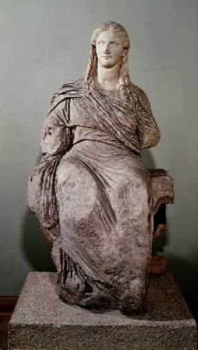 Demetra di Cnido (sec. IV a.C.; Londra, British Museum).Londra, British Museum