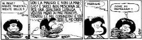 Fumetto. Una striscia di Mafalda dell'argentino Quino.De Agostini Picture Library