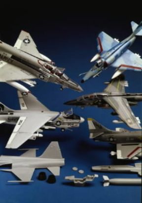 Aeromodellismo. Alcuni modelli di aerei da guerra.De Agostini Picture Library