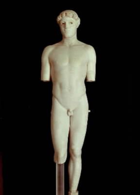 Efebo di Kritios (sec. V a. C.; Atene, Museo dell'Acropoli).De Agostini Picture Library/M. Carrieri
