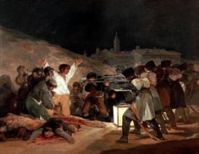 Francisco Goya y Lucientes. Il 3 maggio 1808 a Madrid (Madrid, Prado).Madrid, Prado