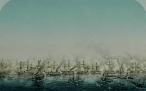 Guerra di Crimea. Bombardamento di Sebastopoli.De Agostini Picture Library / J. E. Bulloz