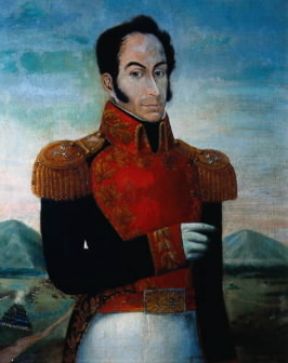 SimÃ³n BolÃ­var in un ritratto di J. A. Michelena (Caracas, Museo BolÃ­var).De Agostini Picture Library/M.Seemuller