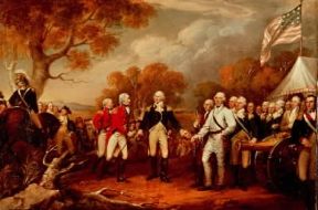 Stati Uniti . La resa degli Inglesi dopo la battaglia di Saratoga (1777) portÃ² al riconoscimento del nuovo Stato americano.De Agostini Picture Library