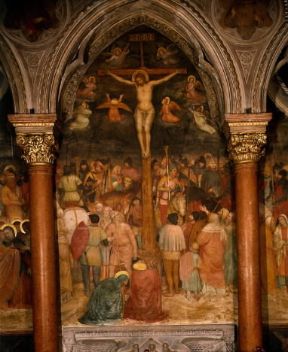Altichiero. Crocifissione, affresco nella basilica di S. Antonio a Padova.De Agostini Picture Library/A. DAgli Orti