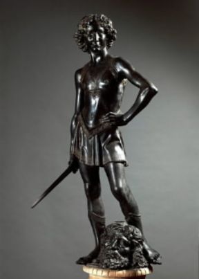 Andrea del Verrocchio. David, statua bronzea (Firenze, Bargello).De Agostini Picture Library/G. Nimatallah