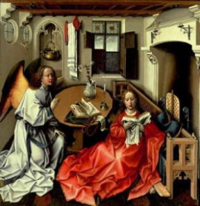 Rogier van der Weyden. Annunciazione (New York, Metropolitan Museum of Art).New York, Metropolitan Museum of Art