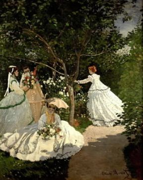 Claude Monet. Donne in giardino (Parigi, MusÃ©e d'Orsay).De Agostini Picture Library / G. Dagli Orti