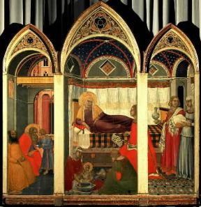 Gotico. NativitÃ  della Vergine di Pietro Lorenzetti (Siena, Museo dell'Opera Metropolitana).De Agostini Picture Library / G. Nimatallah