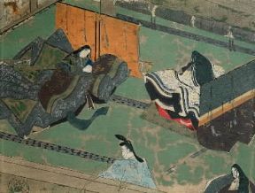 Genji Monogatari. Una illustrazione dell'opera giapponese.De Agostini Picture Library/G. Dagli Orti