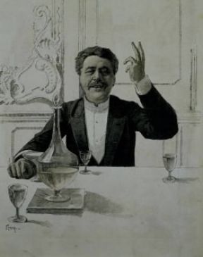 Henry Becque in un ritratto dell'epoca (Parigi, MusÃ©e Carnavalet).De Agostini Picture Library/G. Dagli Orti