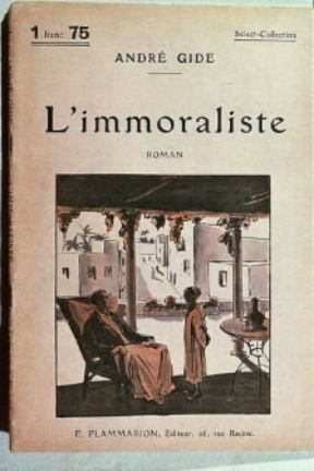 L'immoralista . Frontespizio del romanzo (1902) di AndrÃ© Gide.De Agostini Picture Library