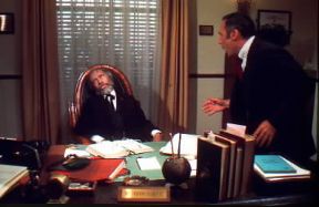 Mel Brooks in una scena del film Alta tensione, da lui diretto nel 1977.De Agostini Picture Library