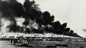 II guerra mondiale. Tobruk dopo l'occupazione inglese.De Agostini Picture Library