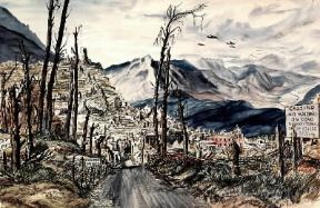 II guerra mondiale. Cassino distrutta.De Agostini Picture Library / G. Nimatallah