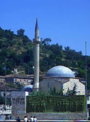 Berati . La Xhamia e Mbretit (moschea del re).De Agostini Picture Library