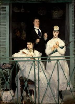 Edouard Manet. Il balcone (Parigi, MusÃ©e d'Orsay).De Agostini Picture Library/G. Dagli Orti